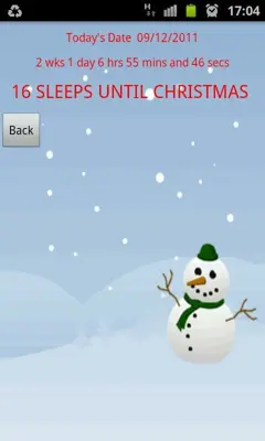 Countdown to Christmas android App screenshot 3